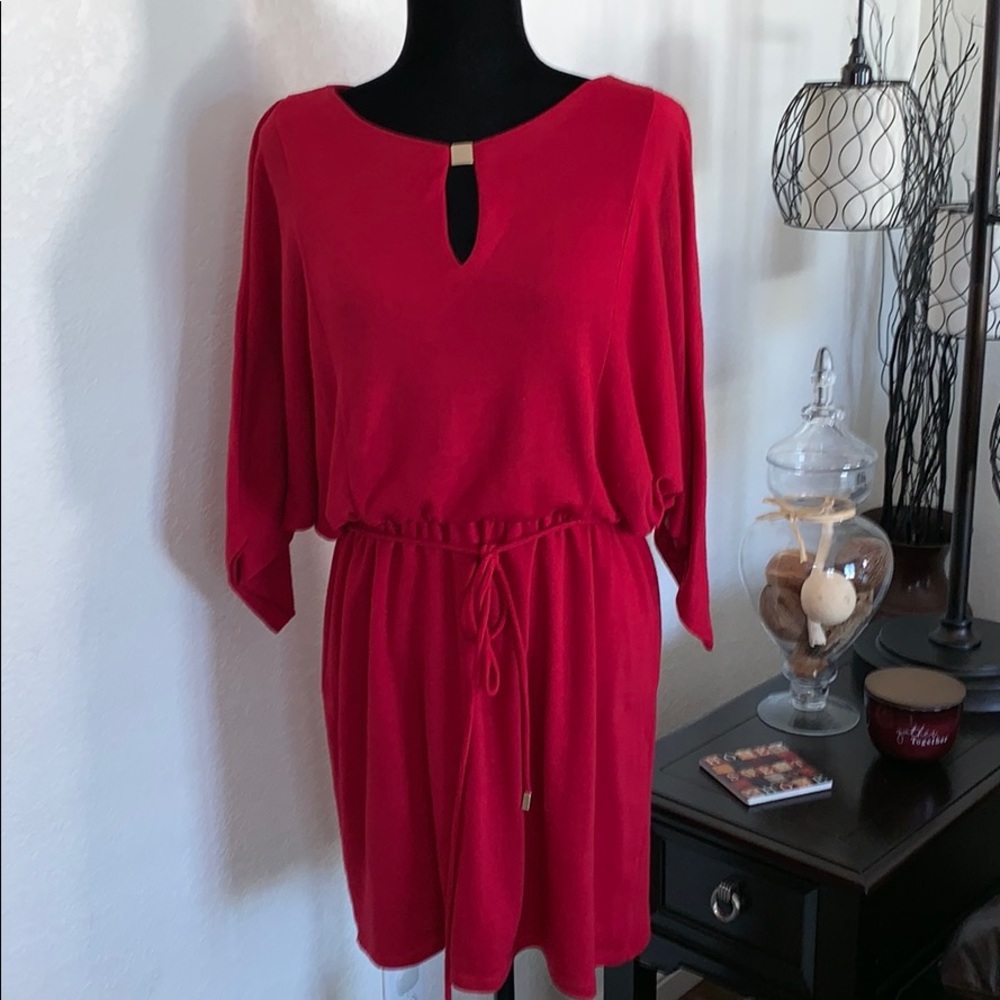Sandra Darren Red Dress